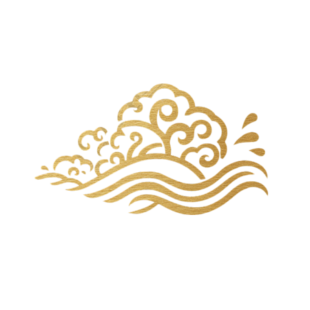 金色祥云图标设计插图