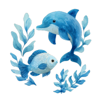 海洋画儿童插画
