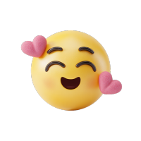 可爱心眼儿透明PNG素材