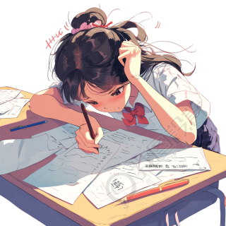 中考倒计时学生元素