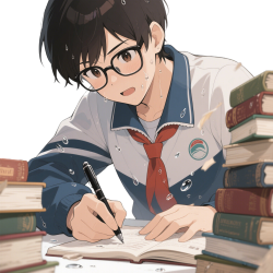 中考少年元素
