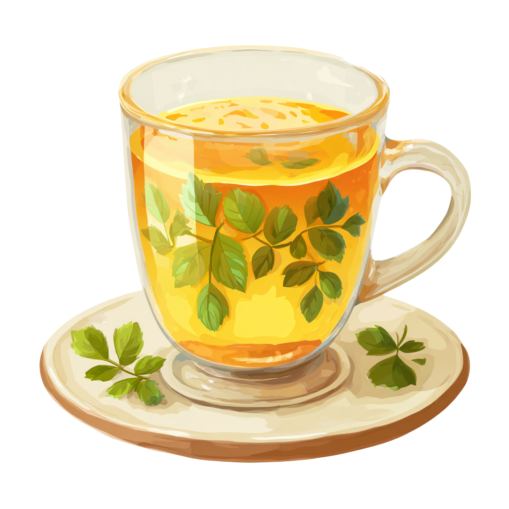 蜂蜜茶卡通素材