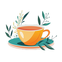 解暑凉茶插画