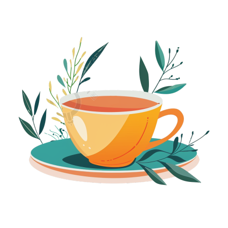 解暑凉茶插画