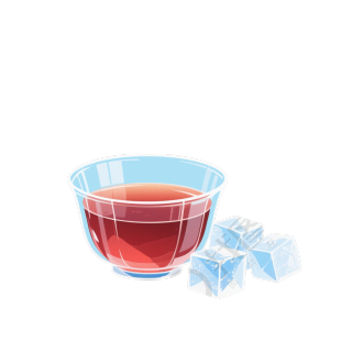 清新蓝色酸梅汤