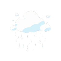 暴雨卡通插图