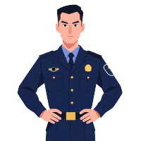 中国警察logo保安插图