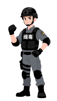 警察插画设计素材