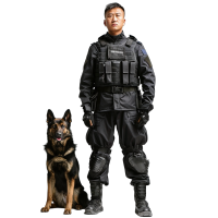 中国缉毒警察与警犬PNG素材