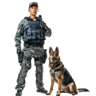 警犬战术培训图片
