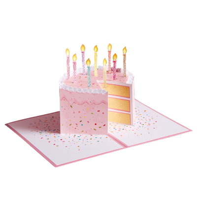 生日蛋糕贺卡素材