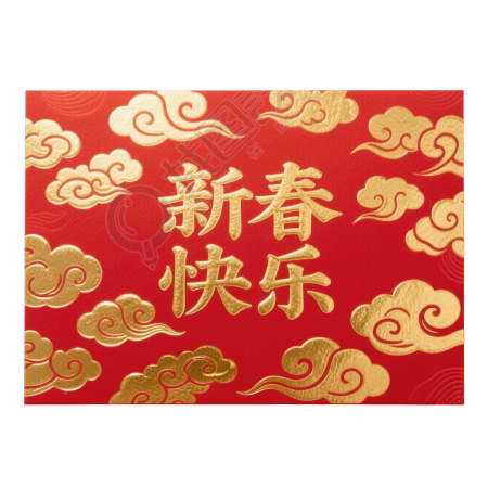 新春贺卡PNG素材