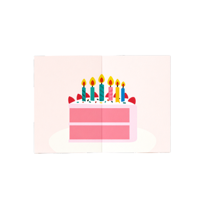 生日蛋糕贺卡元素