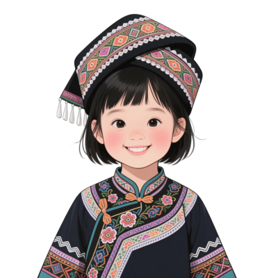 壮族服饰人物素材