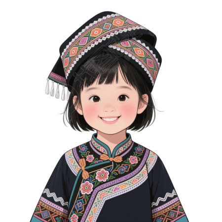 壮族服饰人物素材