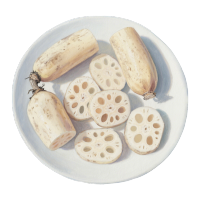 莲藕油画