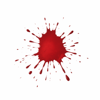 红色墨水滴溅图案