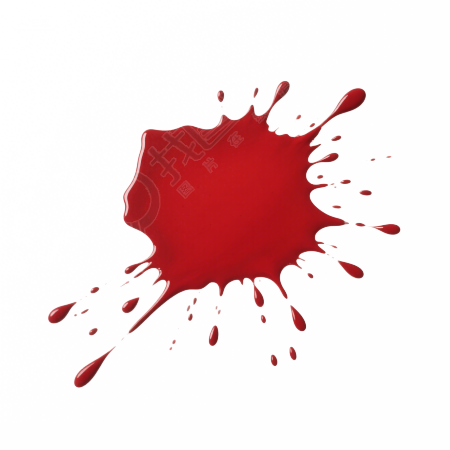 血液滴溅血迹插画