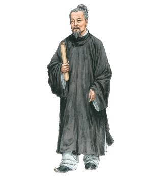古代中医医生插画