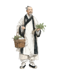 古代医生插画设计