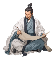 古代中医师插画