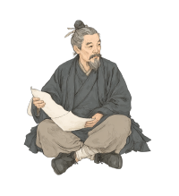 古代中国医生插画