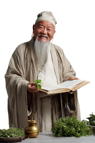 中医草药插图