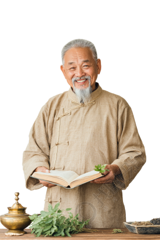 老中医医生插图