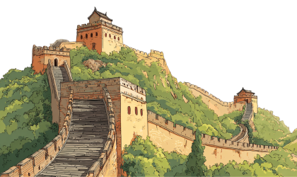 中国长城图形素材