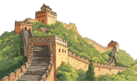中国长城图形素材