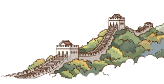 长城商业设计插画