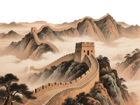 中国山水长城画