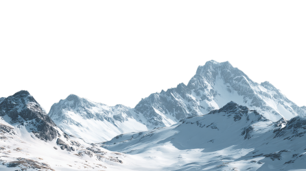 喜马拉雅雪峰全景高清PNG图形设计