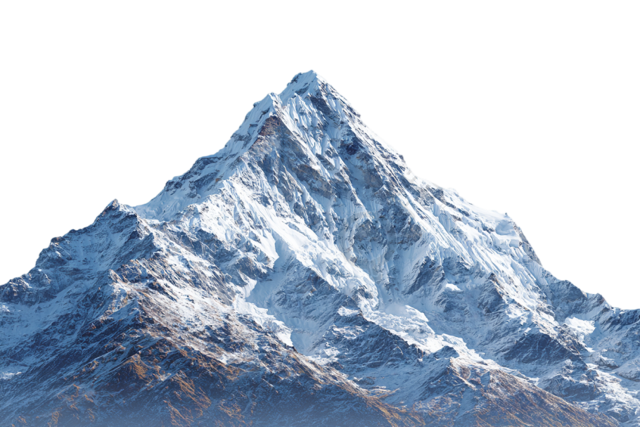 高山透明背景素材