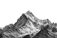 高清PNG透明背景山峰剪影