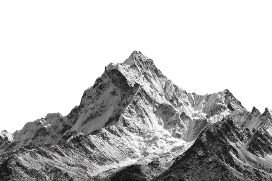 高山透明背景插画