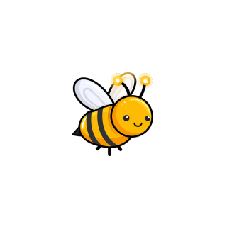 可爱蜜蜂图标