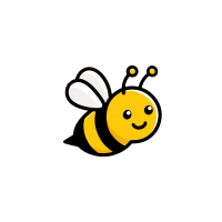 可爱小蜜蜂Logo设计