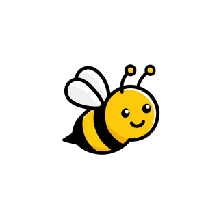 可爱小蜜蜂Logo设计