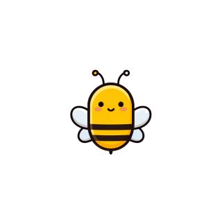 可爱蜜蜂图标