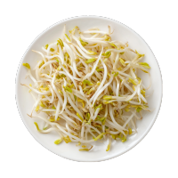 高清透明背景豆芽图形素材