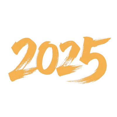 2025艺术字可商用插画