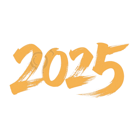 2025艺术字可商用插画