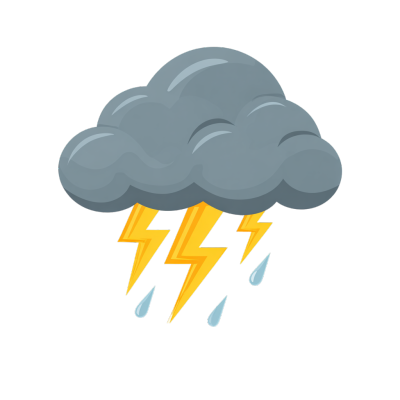 降雨灰色云朵插图