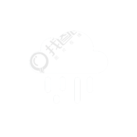 降雨简约设计元素