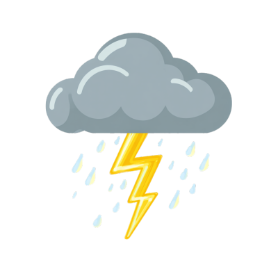 降雨灰色云朵元素