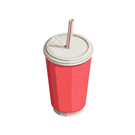 红色杯子可乐杯元素