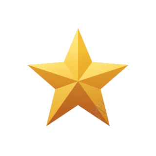 金色星形图标