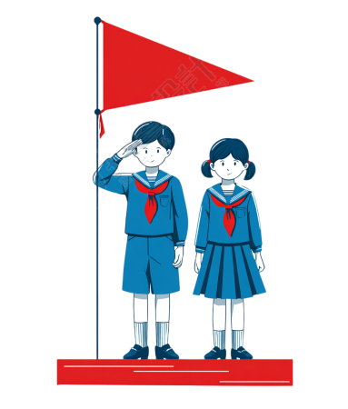 学生升旗仪式素材