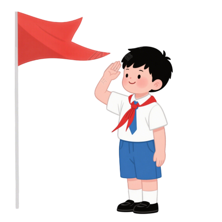 学生升旗仪式元素